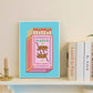 Liebe Du bist mein perfektes Match' Vintage Sticky Poster