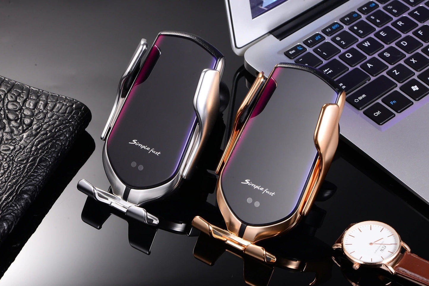 Frendorf | Automatischer Handyhalter mit kabellosem Ladegerät