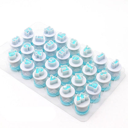 Frendorf | Alphabet Fondant Ausstecher mit Druckmechanismus