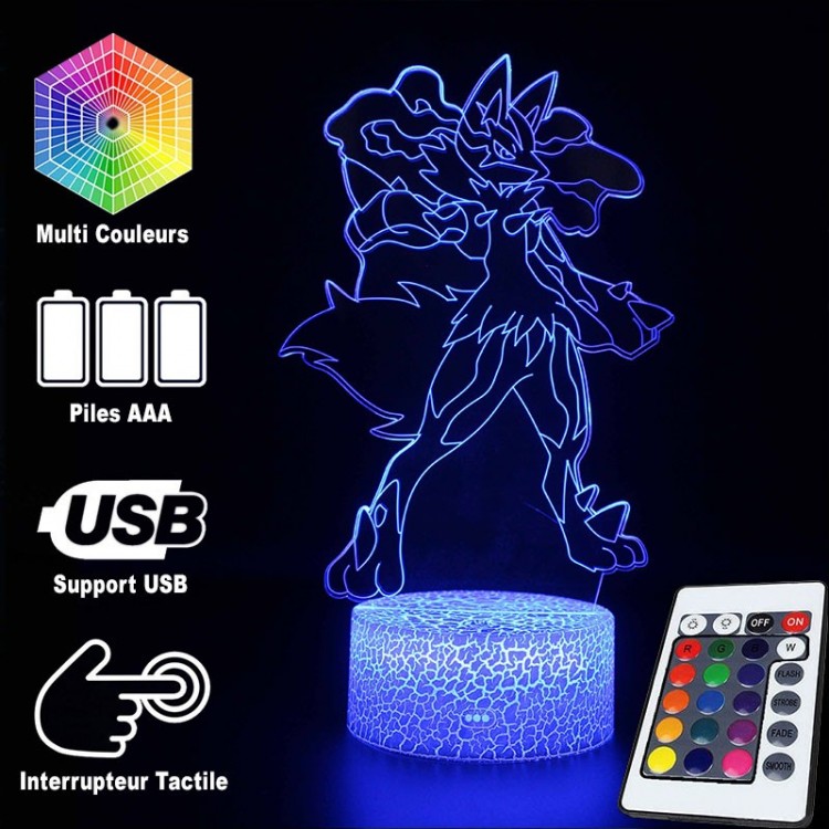 3D Lampe Pokémon Lucario