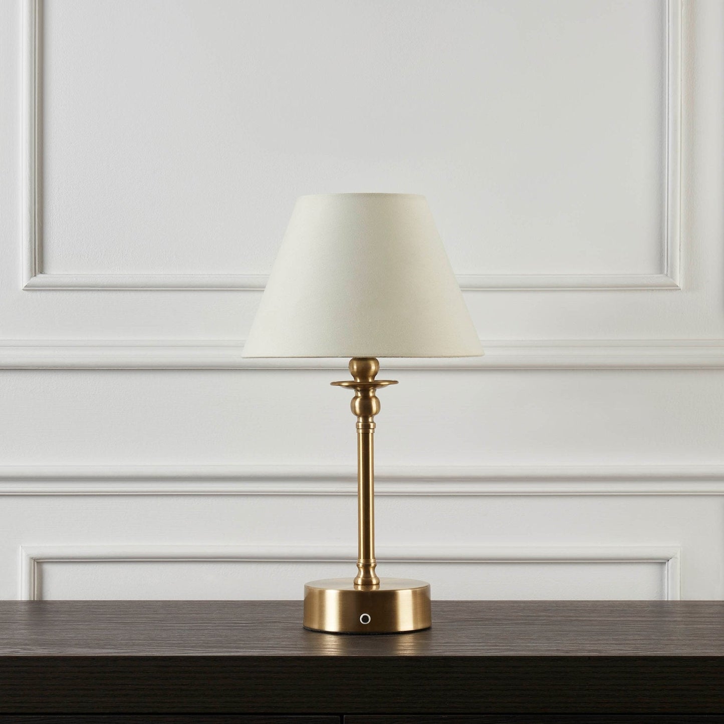 Lucille Ornate LED Wiederaufladbare Drahtlose Lampe - Messing