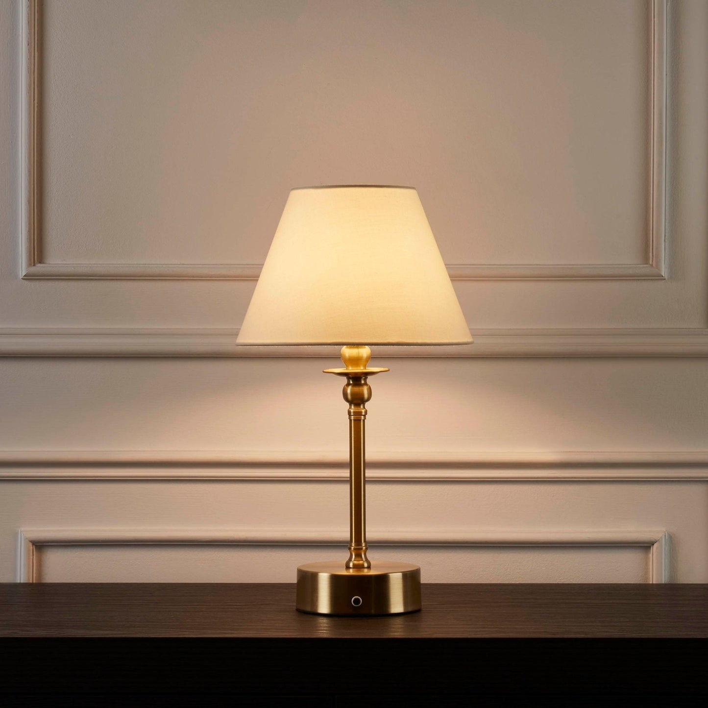 Lucille Ornate LED Wiederaufladbare Drahtlose Lampe - Messing