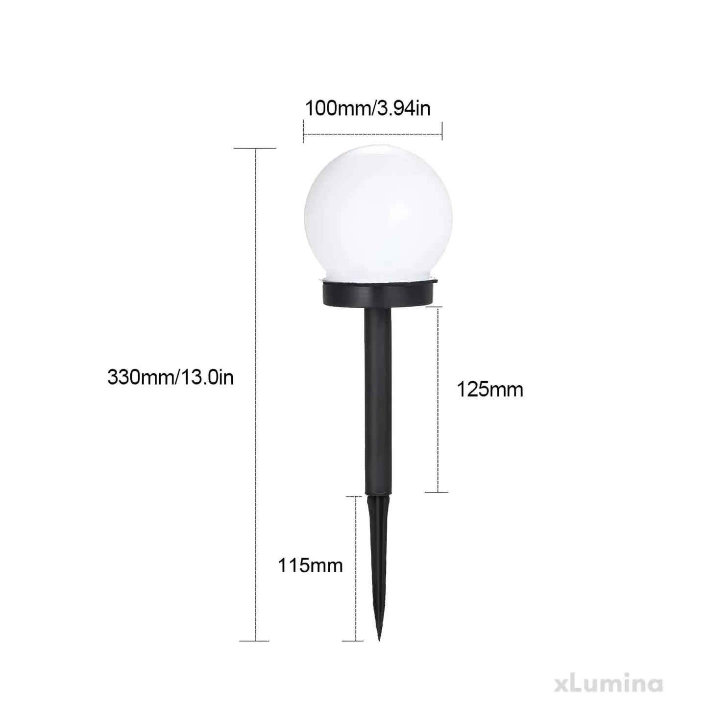 Solarbetriebene LED Außenleuchte