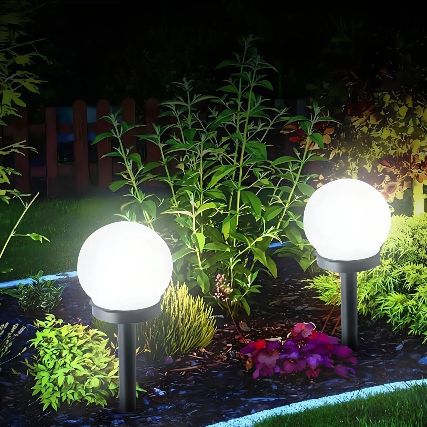 Solarbetriebene LED Außenleuchte