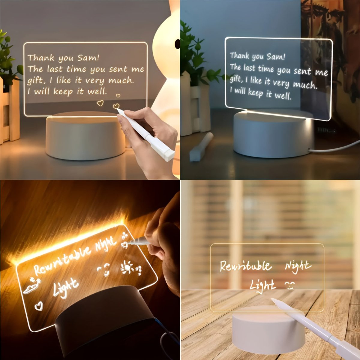 Frendorf | Lumiboard Lampe: Ideal für eine personalisierte und kreative Atmosphäre