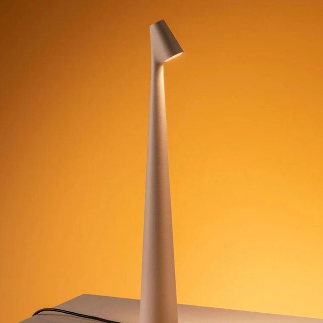 Frendorf | LuminoLite Tragbare LED Tischleuchte | Kabellose Stimmungs- und Leselampe | Perfekt für Innen und Außen | Deko für Zuhause und Büro