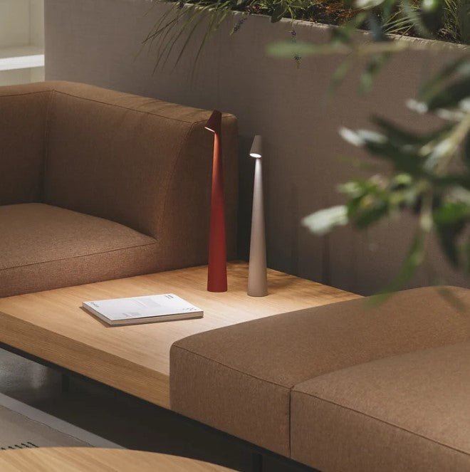 Frendorf | LuminoLite Tragbare LED Tischleuchte | Kabellose Stimmungs- und Leselampe | Perfekt für Innen und Außen | Deko für Zuhause und Büro