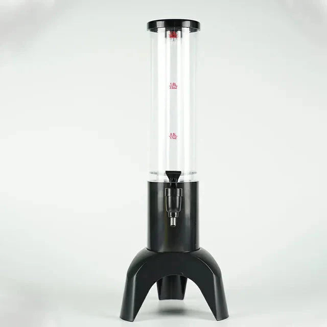 Leuchtender Bier Tower Getränkespender Bierfass Mimosa Tower mit Licht