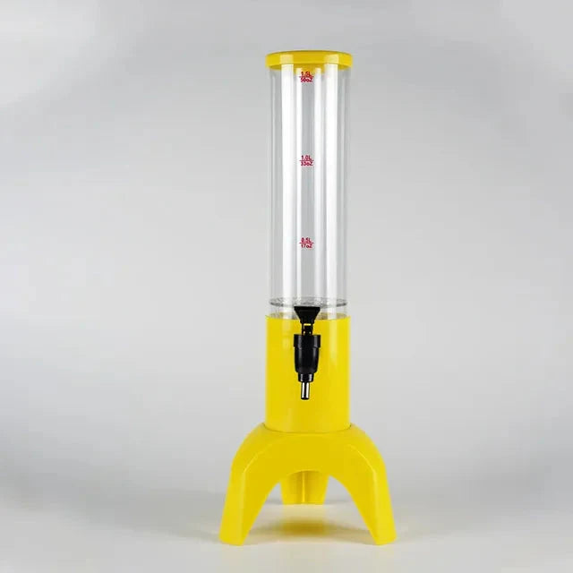 Leuchtender Bier Tower Getränkespender Bierfass Mimosa Tower mit Licht
