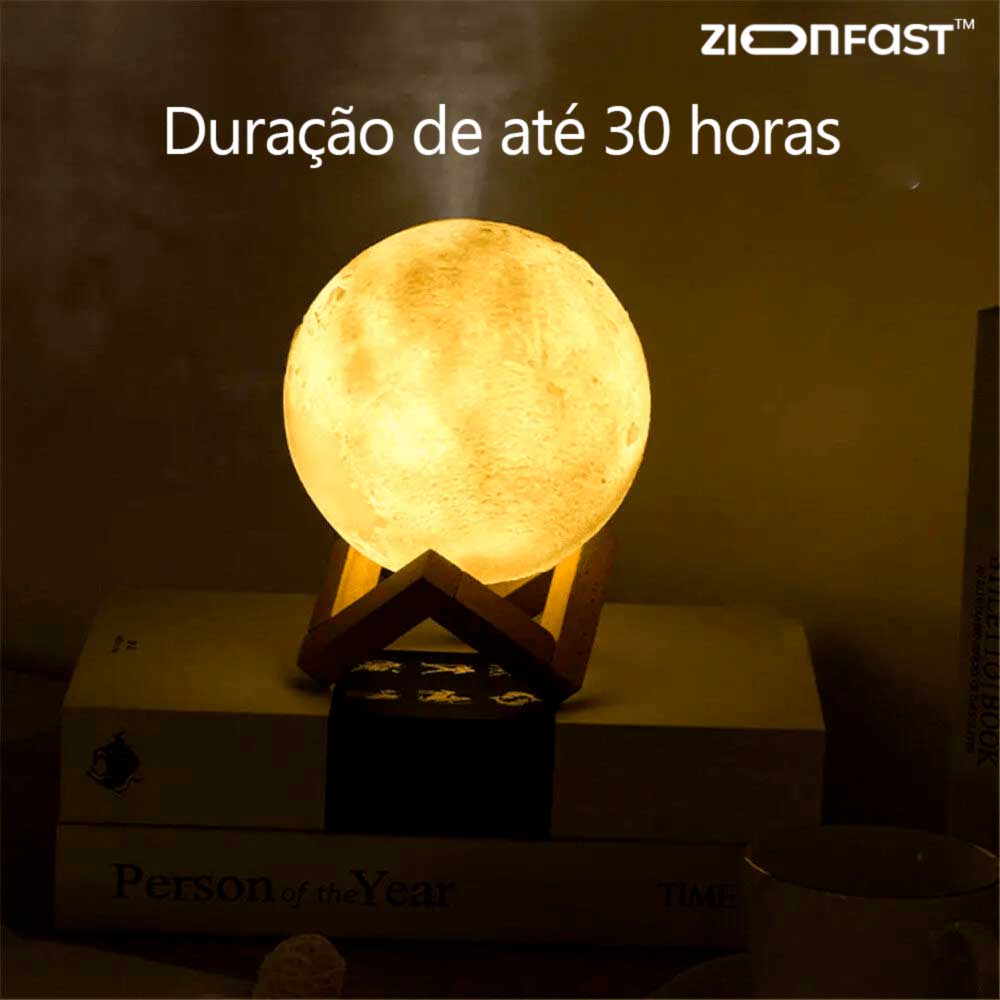 Luftbefeuchter und 3D Mondlampe - Zion™