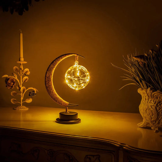 Frendorf | LunaLite Mondlampe | 3D LED Lampe in Mond-Design | Kabellos & Dimmer | Stimmungslicht für Zuhause