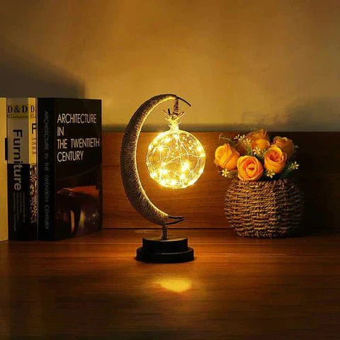 Frendorf | LunaLite Mondlampe | 3D LED Lampe in Mond-Design | Kabellos & Dimmer | Stimmungslicht für Zuhause