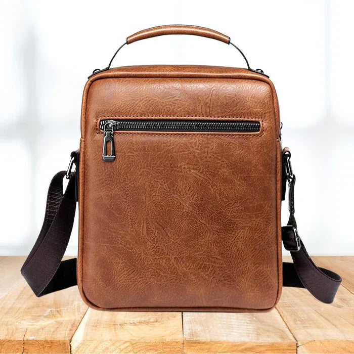 Frendorf | LeatherLux Elegante Lederschultertasche | Hochwertiges Design | Praktisch & Stilvoll für Alltag & Büro