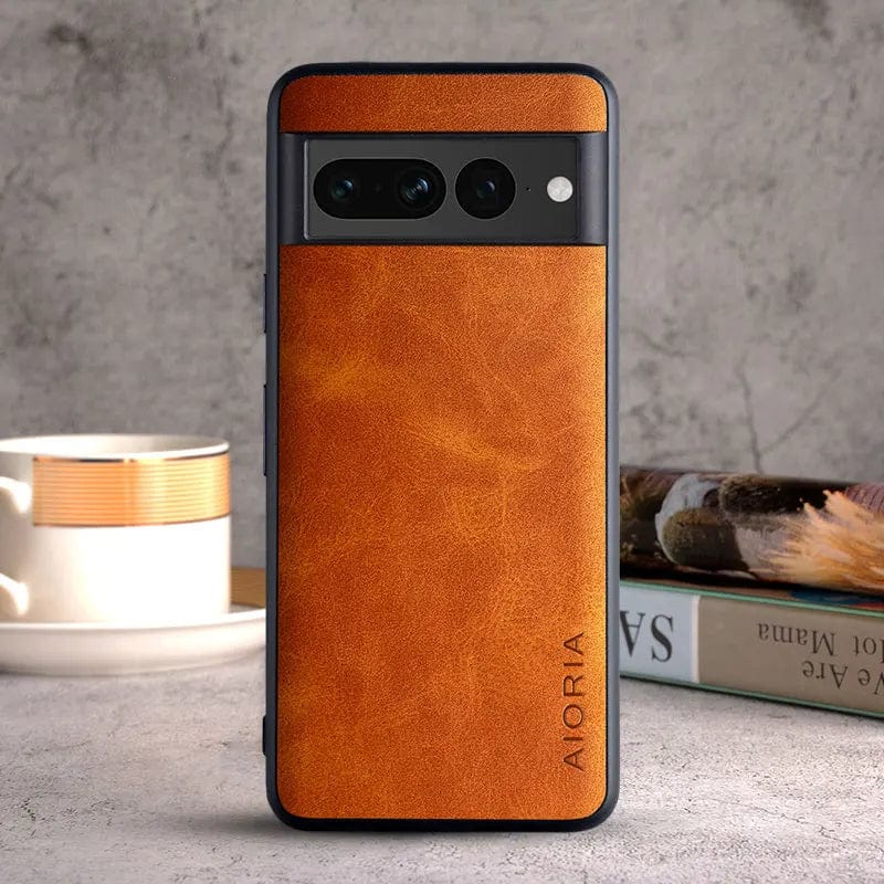 Frendorf | Luxuriöse Google Pixel 8/7/6-Hüllen aus Leder | Stoßfeste TPU-Schutz