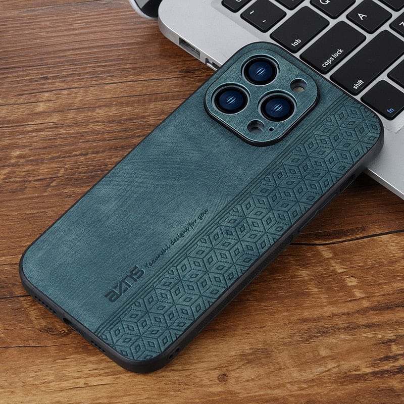 Frendorf | Stoßfeste Luxus-Lederhülle für iPhone 11/X/8/7