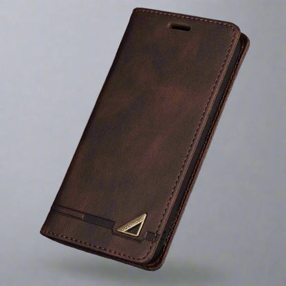 Frendorf | RFID Blockierende Magnetische iPhone Leder Flip Cover Geldbörse Hülle