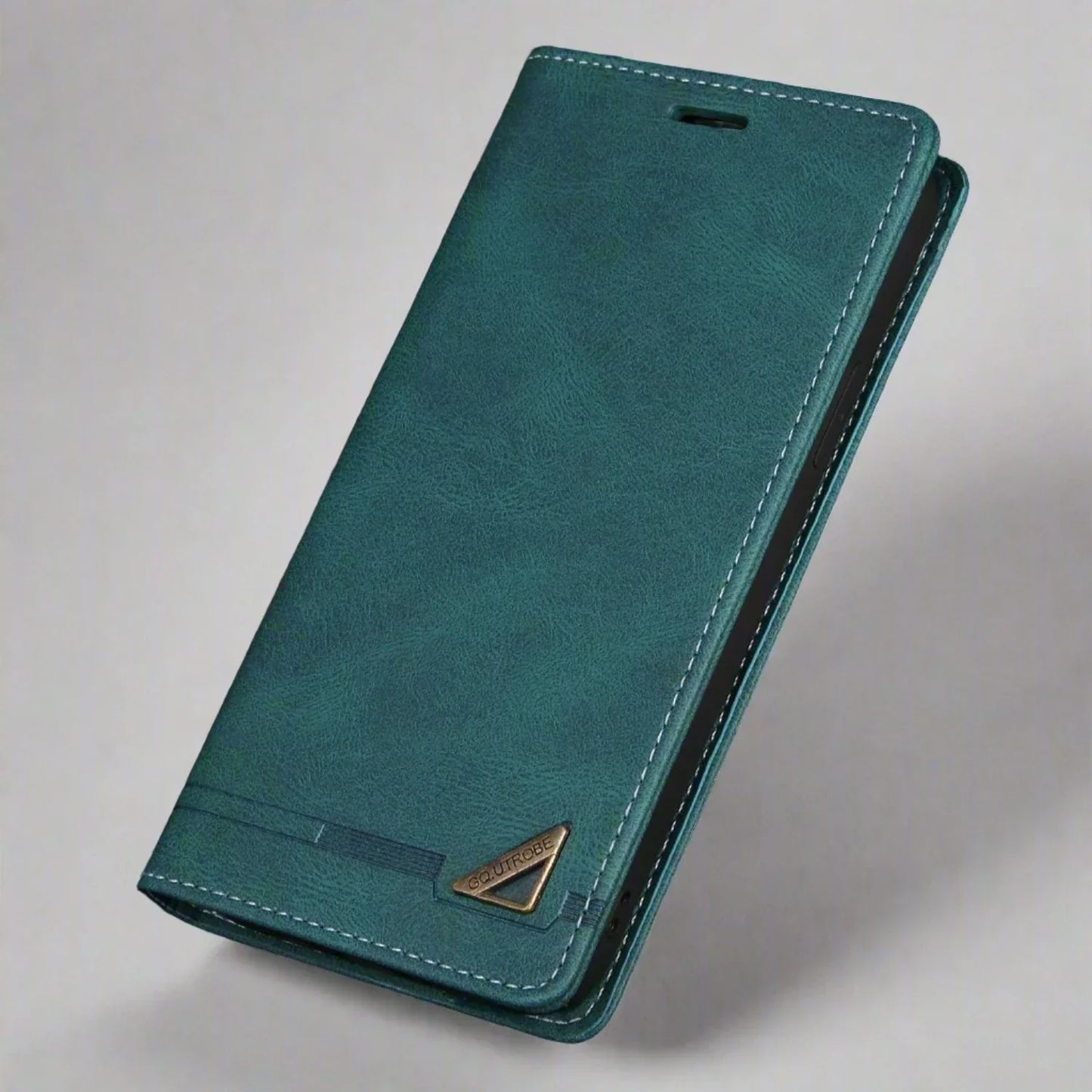 Frendorf | RFID Blockierende Magnetische iPhone Leder Flip Cover Geldbörse Hülle