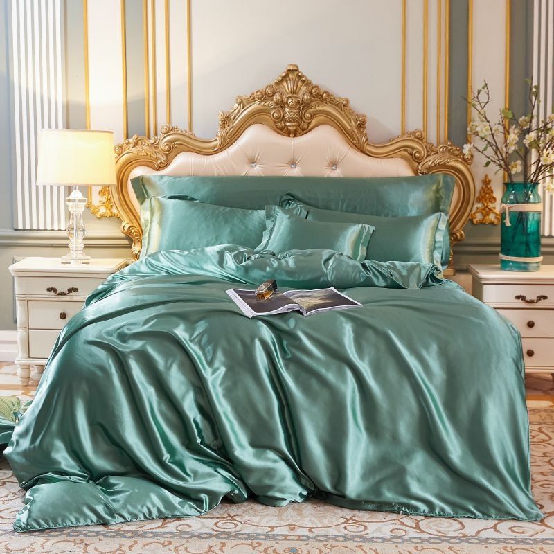 Frendorf | Luxus Seide/Satin Bettwäsche Set (4-teilig) - SilkSleep