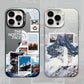 Frendorf | Galvanik Buchstaben Schnee Berg Telefon Fall Für iPhone