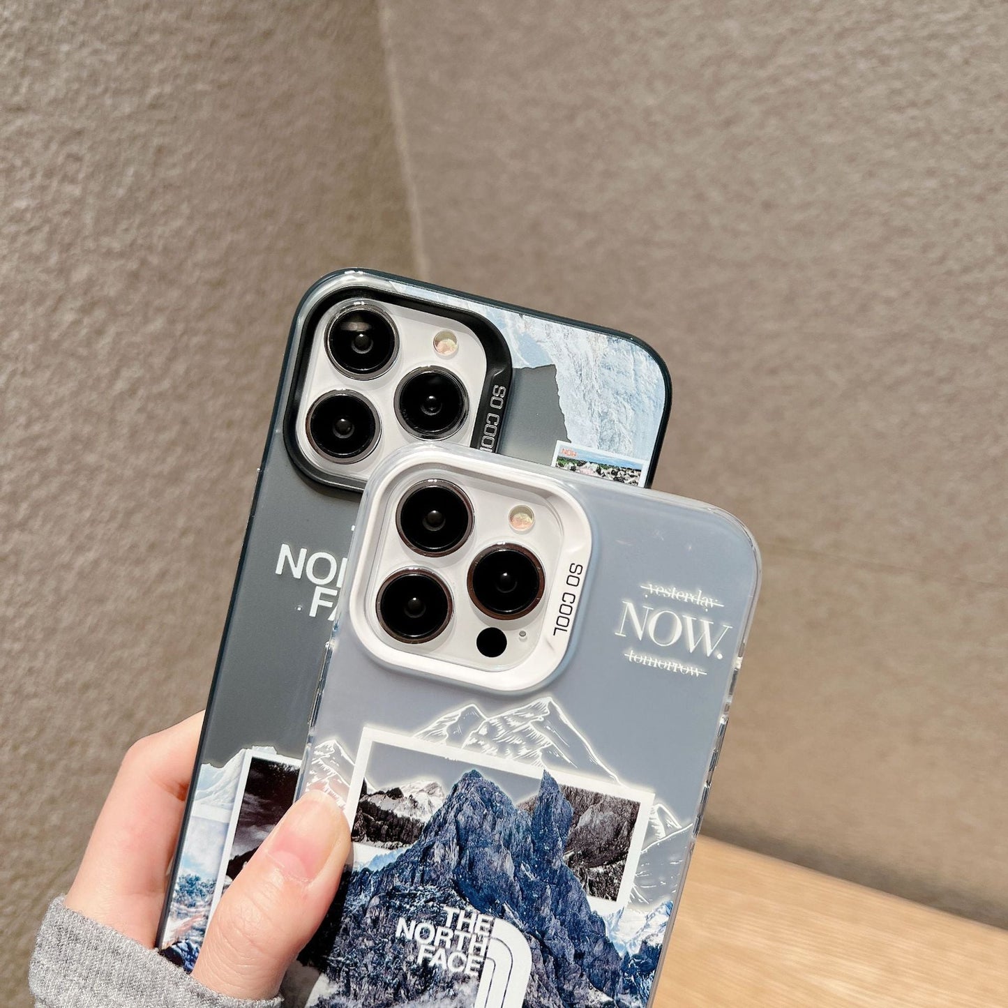 Frendorf | Galvanik Buchstaben Schnee Berg Telefon Fall Für iPhone