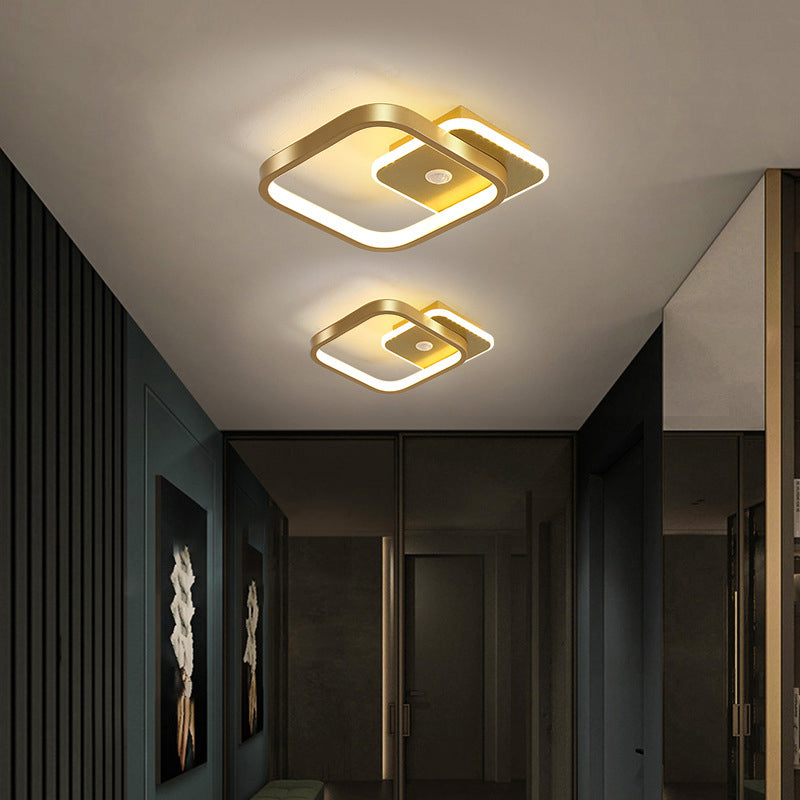 Frendorf | MotionGlide PIR-Bewegungssensor LED Deckenleuchte | Intelligente Beleuchtung | Energieeffizient | Perfekt für Flur & Badezimmer