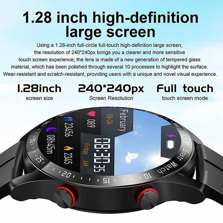 Frendorf | Diabetes Smartwatch mit Blutzuckermessung – Nicht-invasive Glukosesensoruhr