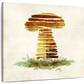 Frendorf | Gebürstete Pilz-Wandkunst