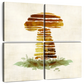 Frendorf | Gebürstete Pilz-Wandkunst