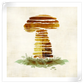 Frendorf | Gebürstete Pilz-Wandkunst