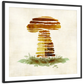 Frendorf | Gebürstete Pilz-Wandkunst