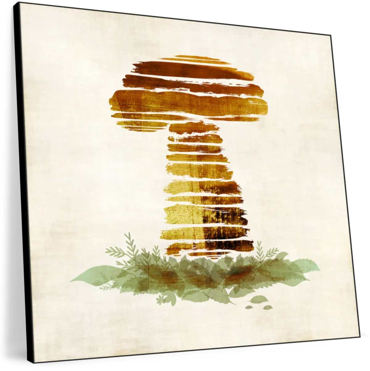Frendorf | Gebürstete Pilz-Wandkunst