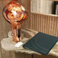 Frendorf | Meltique Moderne LED-Tischlampe | Elegantes Schmelzdesign | Stimmungslicht für Wohn- & Schlafzimmer | In Gold, Chrom & Rot erhältlich