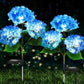 Royaleva Solar-Hortensien-Gartenlichter - Lebendige LED-Blumenstecker für die Außendekoration