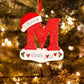 Frendorf | Personalisierte Weihnachts 24 Buchstaben Ornamente