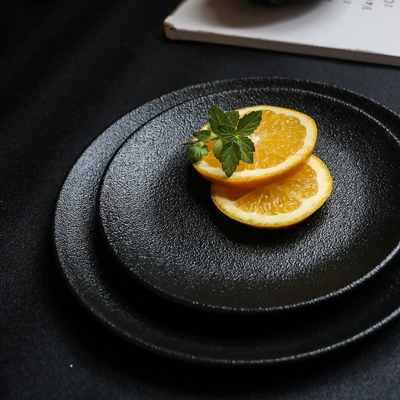Macaron Steak Platte Pink Keramik Western Platte Kreative Dessert Platte
