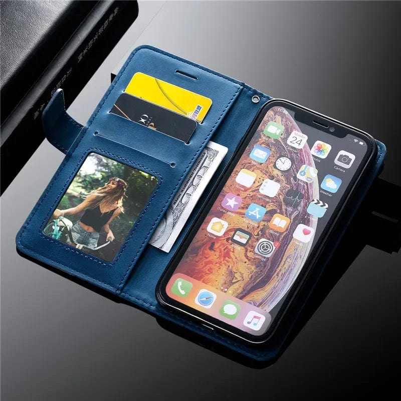 Frendorf | Magnetischen Leder Google Pixel Flip Cover Brieftasche Hülle