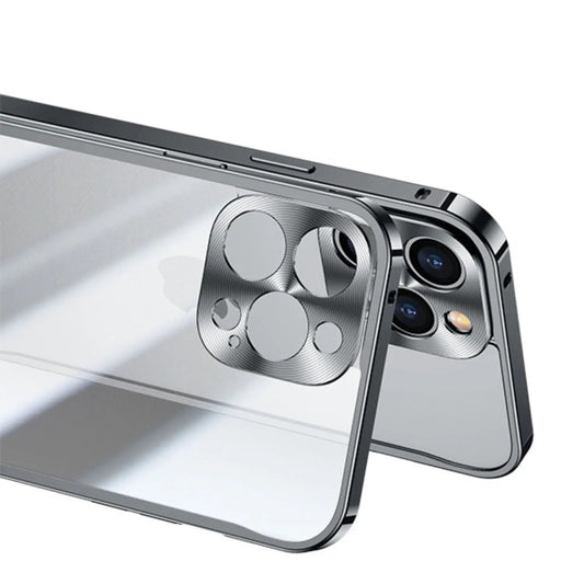 Metall Luxus MagSafe Hülle für iPhone Pro Max - Schlankes und Stilvolles Design mit Maximalem Schutz