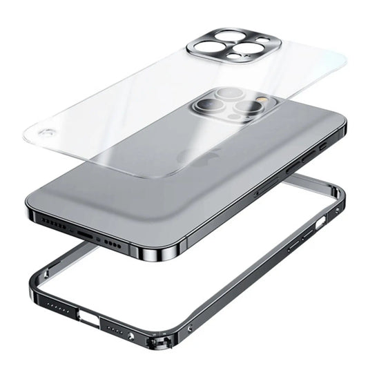 Metall Luxus MagSafe Hülle für iPhone Pro Max - Schlankes und Stilvolles Design mit Maximalem Schutz