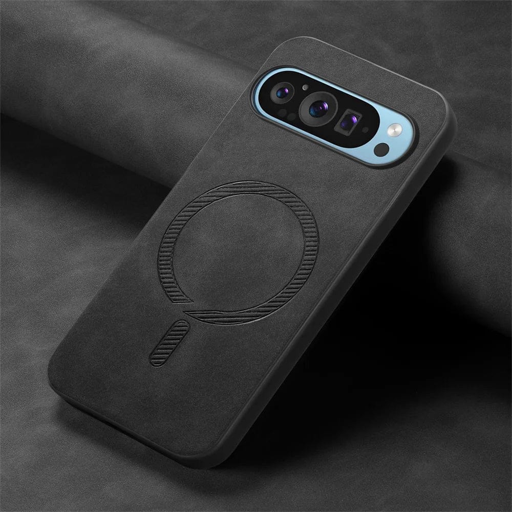 Frendorf | Magnetische Drahtlose Lade Google Pixel Leder Handyhülle