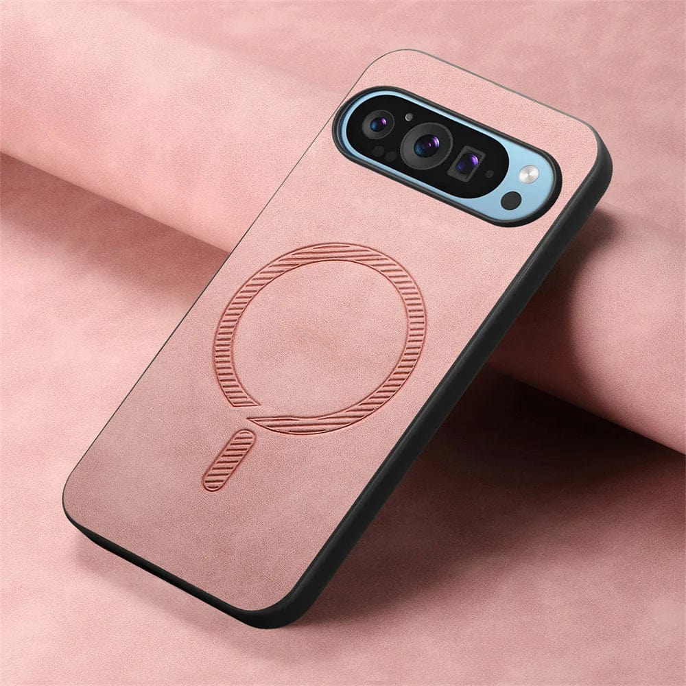 Frendorf | Magnetische Drahtlose Lade Google Pixel Leder Handyhülle