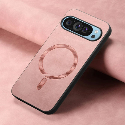 Frendorf | Magnetische Drahtlose Lade Google Pixel Leder Handyhülle