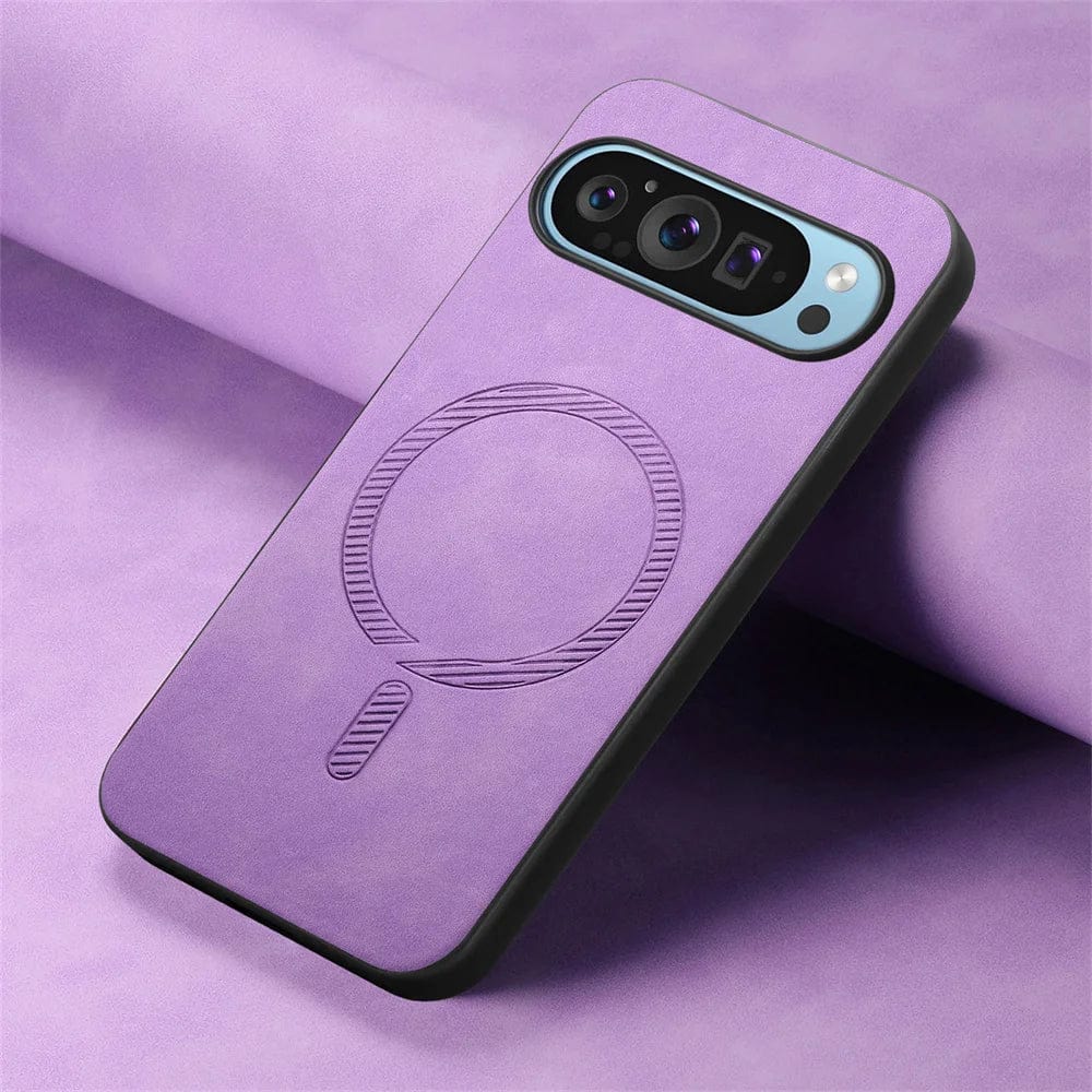 Frendorf | Magnetische Drahtlose Lade Google Pixel Leder Handyhülle
