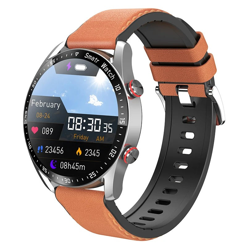Frendorf | Aktive Männer Smartwatch – Elegantes Design mit Bluetooth Fitnessverfolgung