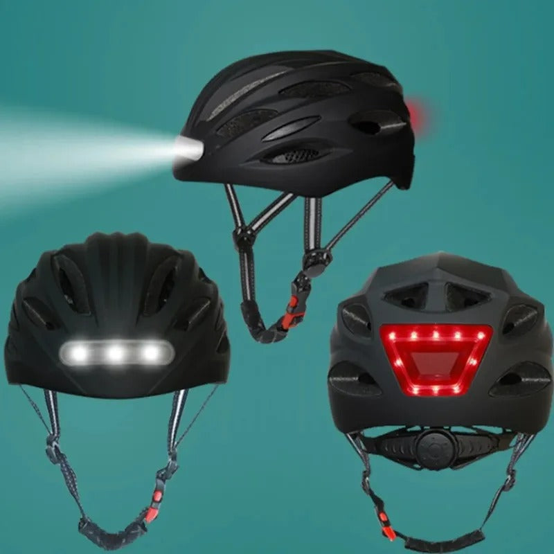 Frendorf | GLOWHELM | Beleuchteter Fahrradhelm | Helm mit Beleuchtung