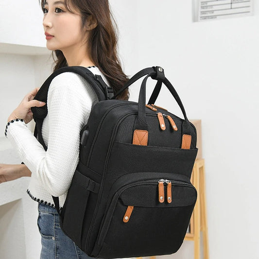 Frendorf | 2-in-1 Baby Rucksack mit integriertem Wickelbett