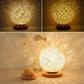 RattanLuxe | Handgefertigte dimmbare Rattan-Tischlampe