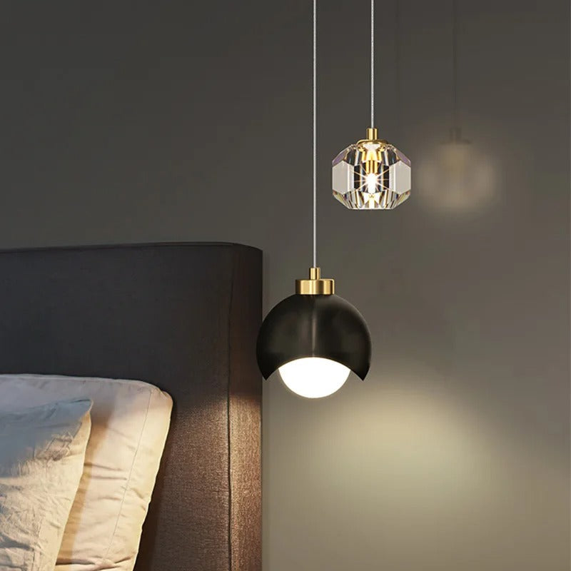 Frendorf | KrystaLume Elegante Kristall-LED-Pendel – Sofistiziertes Glühen und zeitlose Eleganz