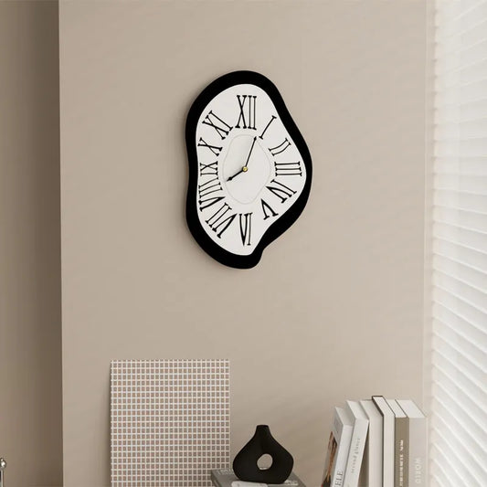 Moderne surreale Wanddekoration Uhr │ Salvador Garten Ziffern Dali Römische Dekorative Uhr