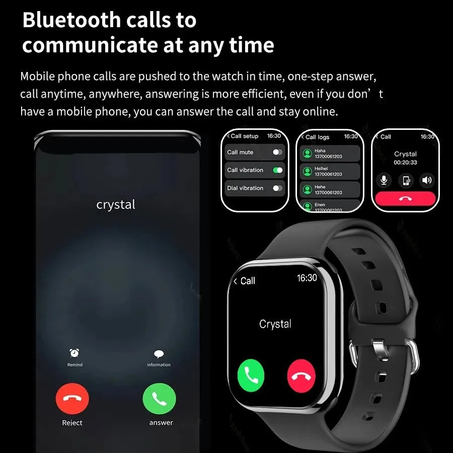 Frendorf | Motion GPS Smartwatch - Gesundheitsüberwachung Fitnessuhr mit Silikonarmband