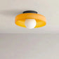 Einfacher Glas-Deckenleuchter für elegantes Licht